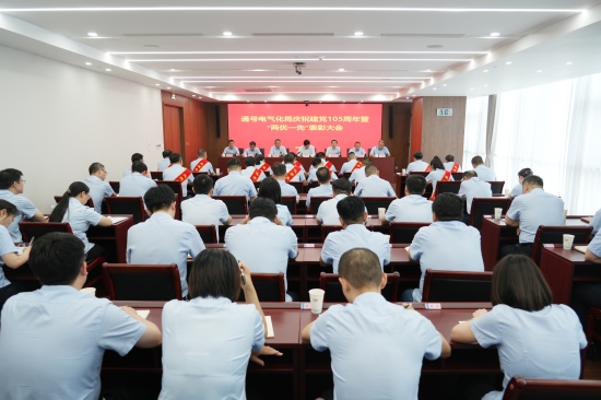 中国通号郑州电气化局召开庆祝建党105周年暨“两优一先”表彰大会